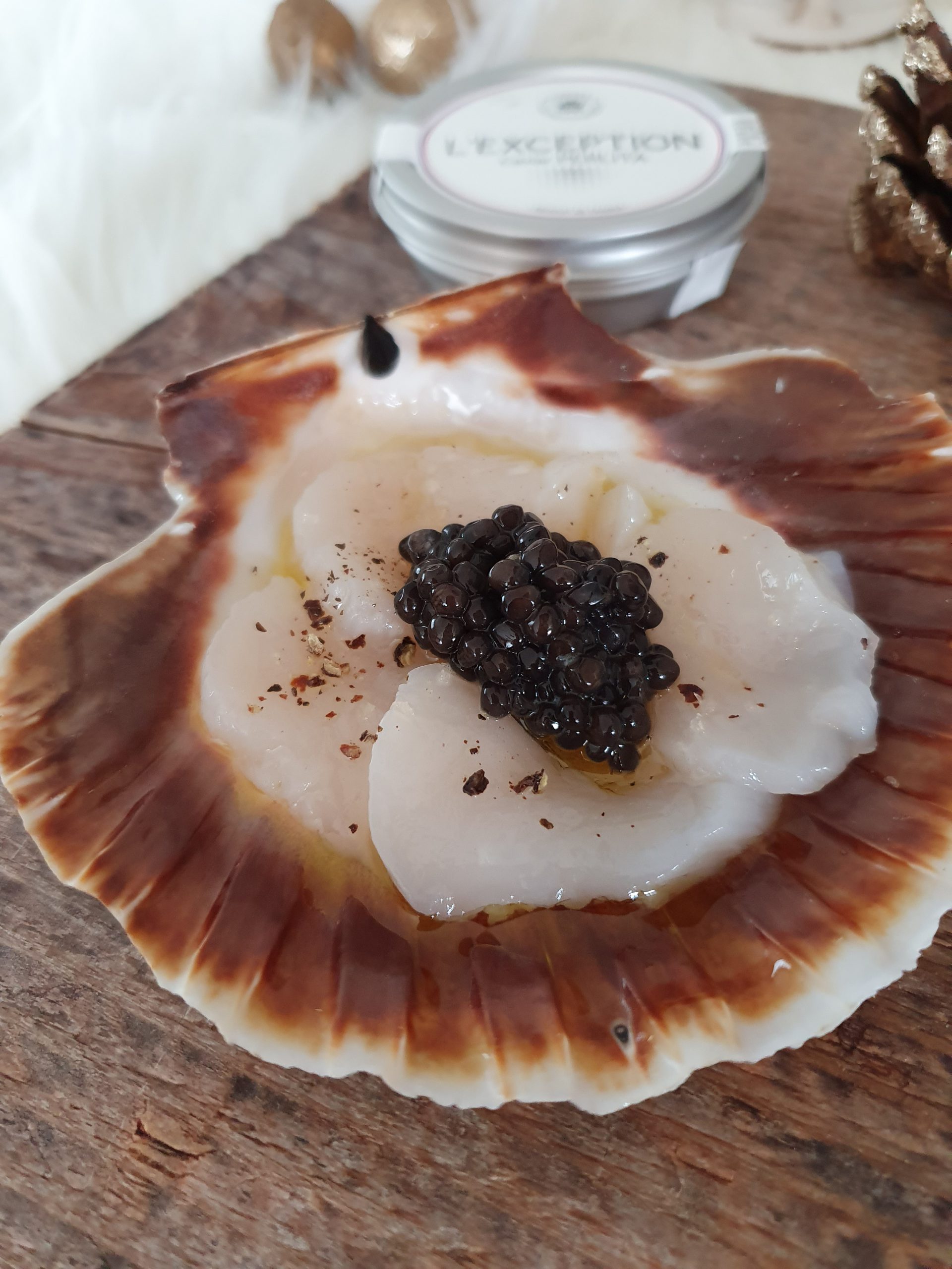 Carpaccio De St Jacques Aux Agrumes Et Caviar Audrey Cuisine